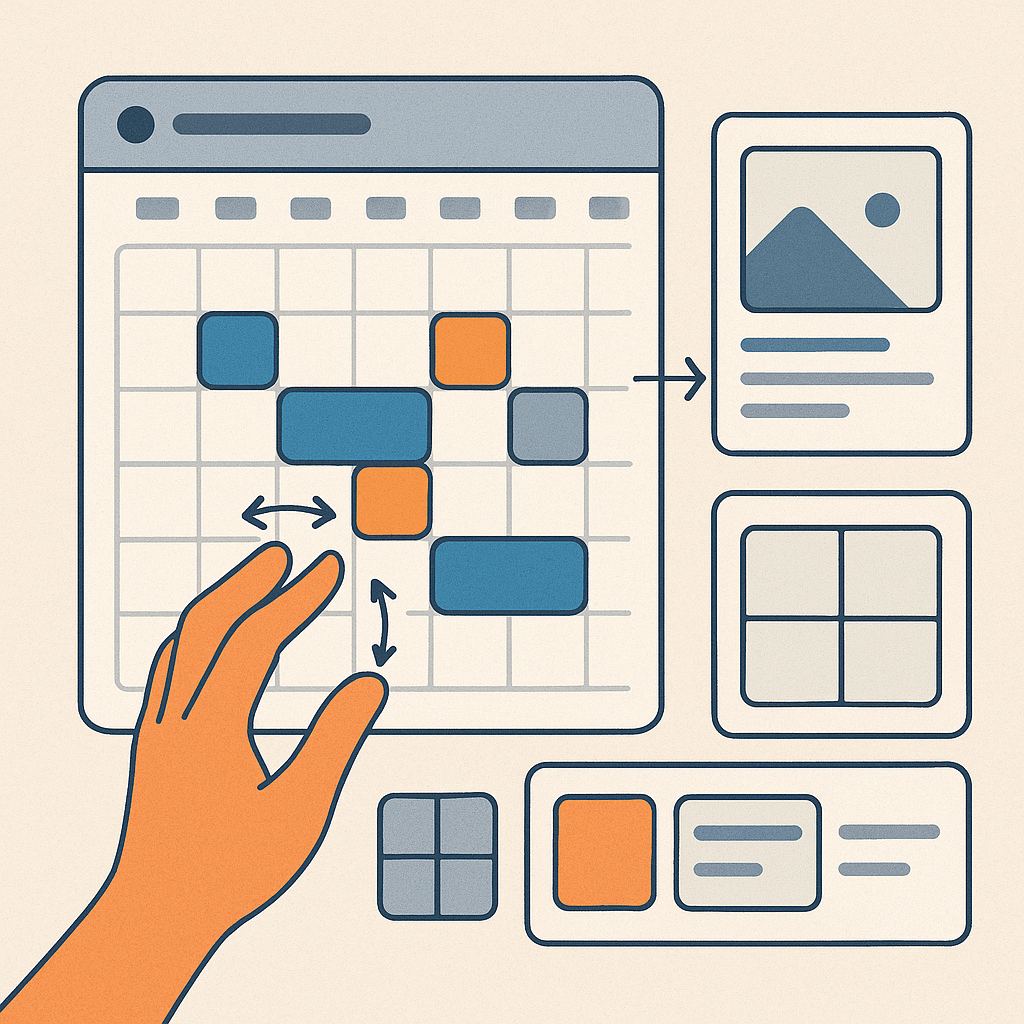 Calendar-First UI